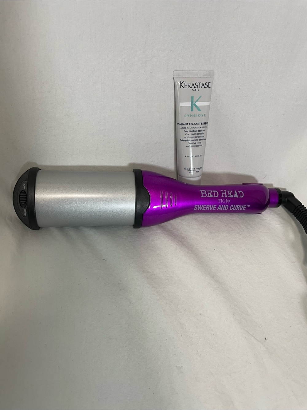 Bed Head Swerve and Curve 2 in 1 waver and wand - Purple and Silver, like new